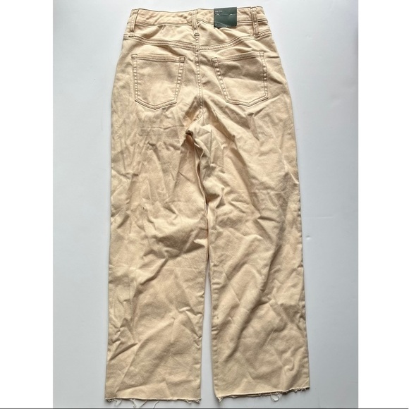 Wild Fable Cream Distressed High Rise Skater Jeans Sz 2 - Picture 8 of 8